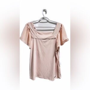 Calvin Klein Ruffle Sleeve Blouse